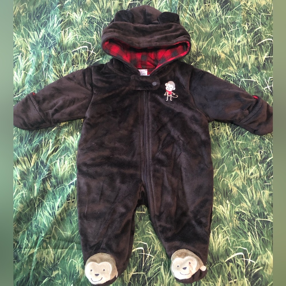 Baby Cozy monkey onesie Newborn